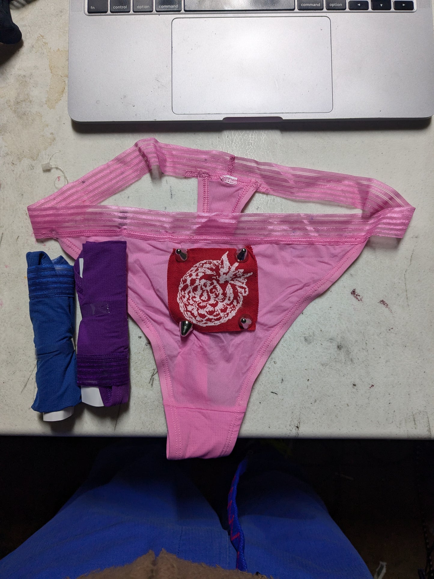 The raspberry band thong 3 pack