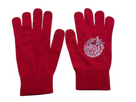 THE RASPBERRY BAND 'JF' TOUCHSCREEN GLOVES